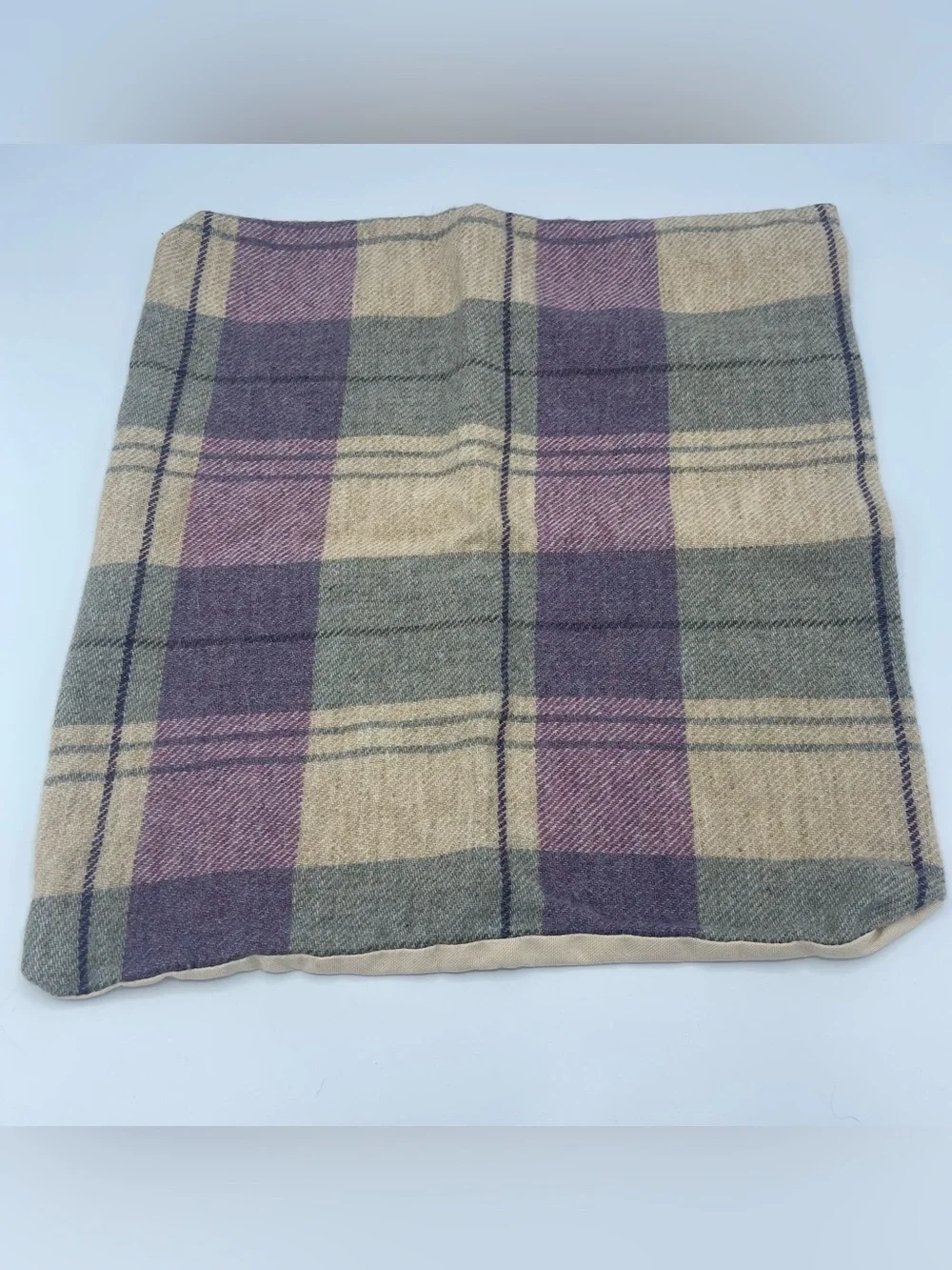 Duneim Wool/Cotton Plaid Pillow Sham